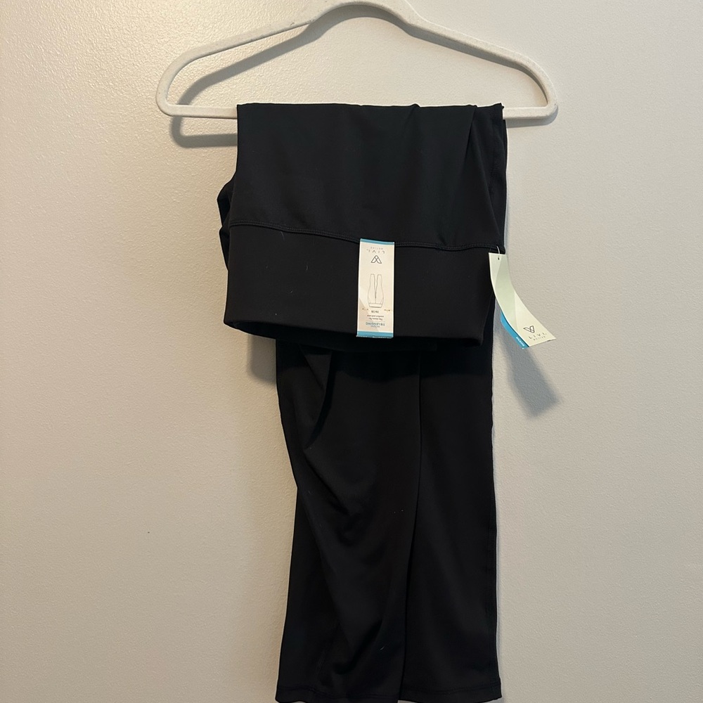 NEW Livi Active Lane Bryant Black 7/8 Leggings Size 26/28